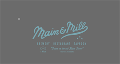 Desktop Screenshot of mainandmill.com